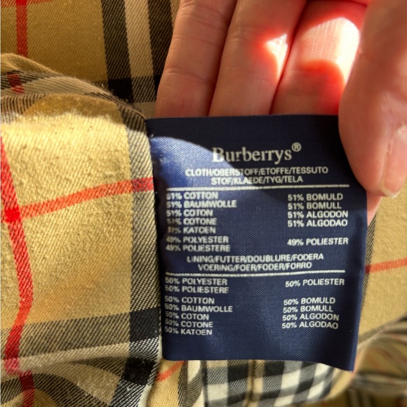 Burberry Beige Double-Breasted Trench Coat - Picture 6 of 6